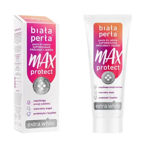 pasta do zębów biała perła max protect extra white